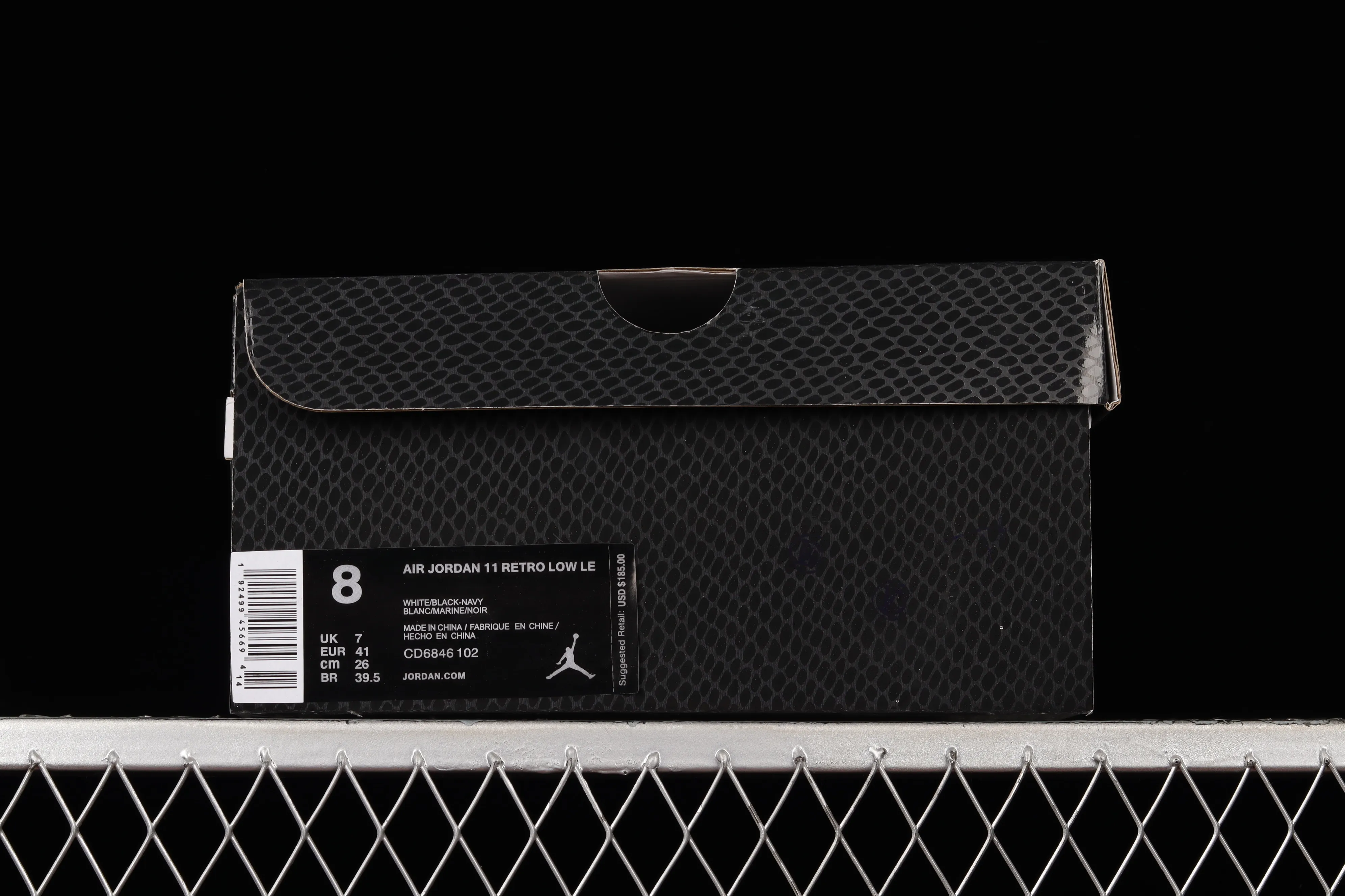 All categories Air Jordan Jordan series basketball shoes Air Jordan 11 F version Air Jordan 11 Low SE Snakeskin AJ11 Joe 11 blue snake pattern genuine carbon CD6846-102